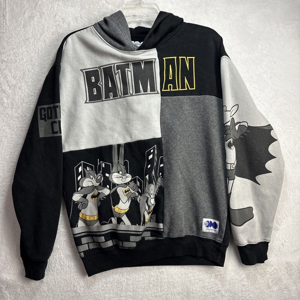 Batman Bugs Bunny Daffy Duck Sylvester Yosemite Sam Warner Bros Hoodie Adult S